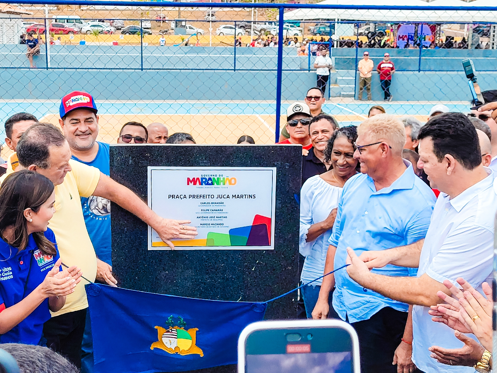 #BrandãoEmBequimão | Prefeito Zé Martins inaugura Praça Juca Martins e homenageia o saudoso líder político: "Legado de trabalho pelo povo de Bequimão"